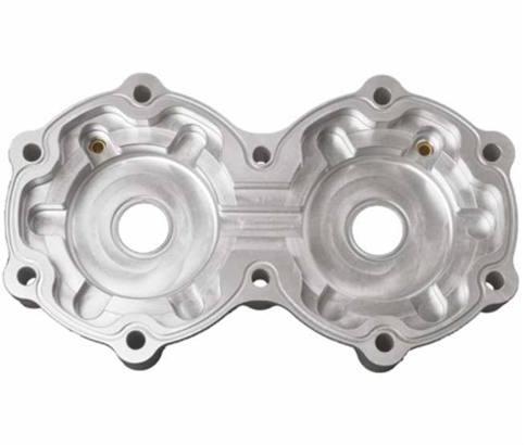 Twin-port aluminum cylinder head